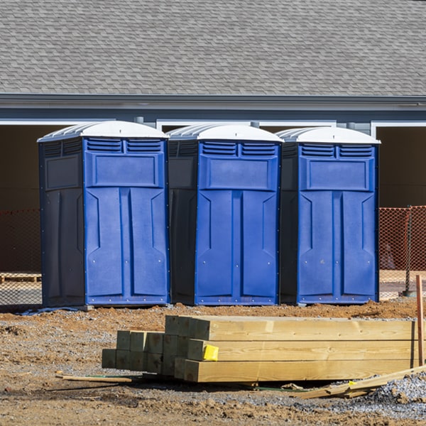 what is the expected delivery and pickup timeframe for the porta potties in Springdale Montana